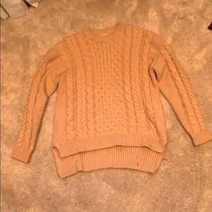 Pink/Tan knitted sweater